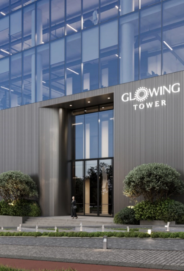 Glowing Tower Prishtina Entry