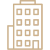 Modern apartment icon